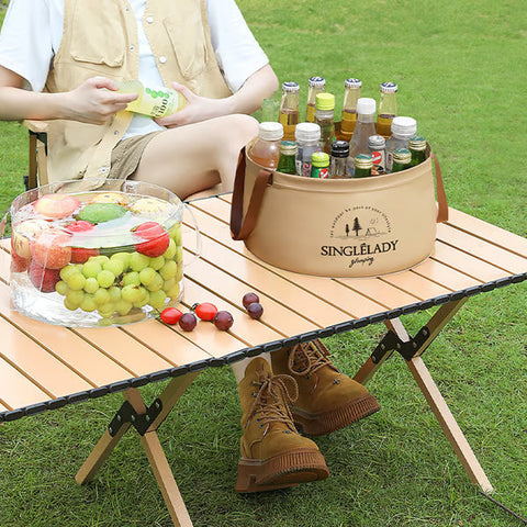 🏆Flash Sale⚡Collapsible Travel Basin – Portable Foldable Bucket for Camping, Laundry & Foot Soaks